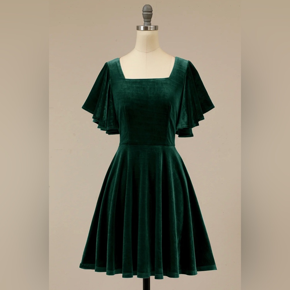 Velvet Short Party Dress
